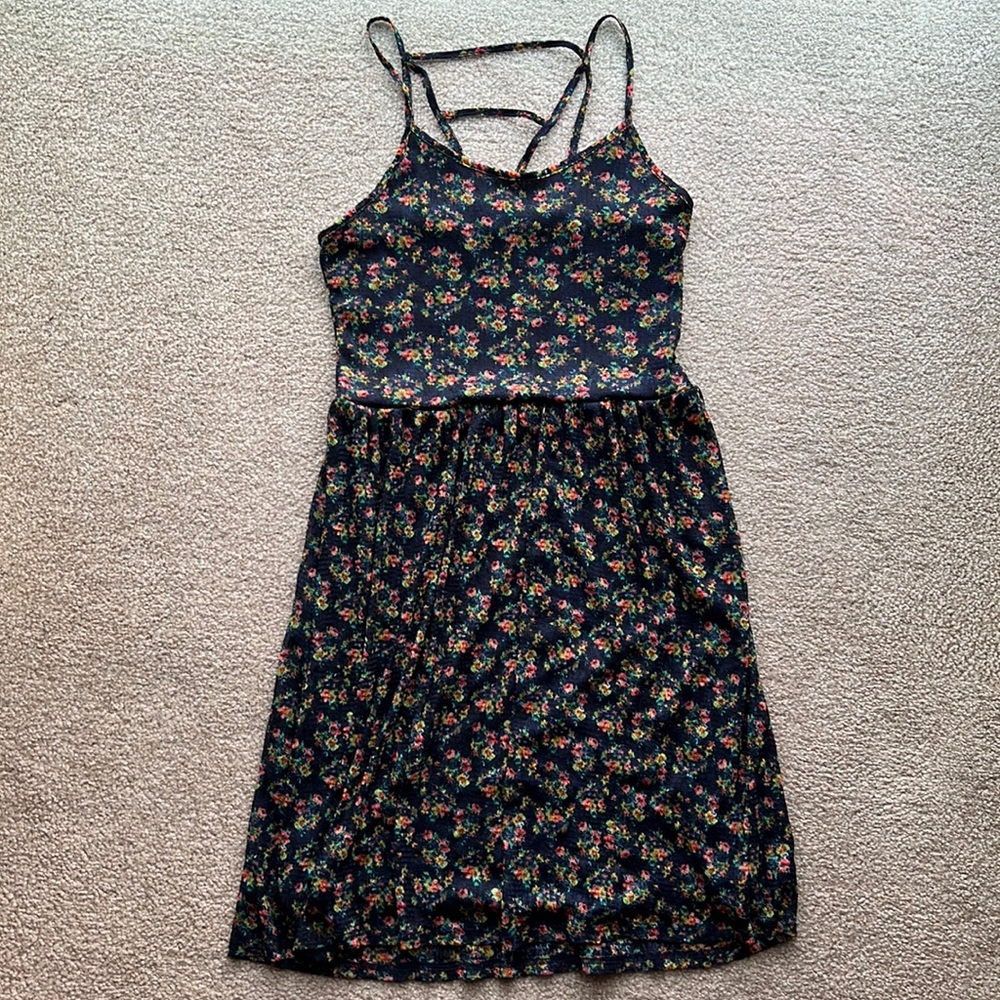 Dark floral sundress